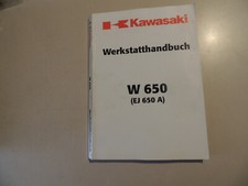 Manuale officina manutenzione istruzioni riparazione Kawasaki W 650 EJ650A