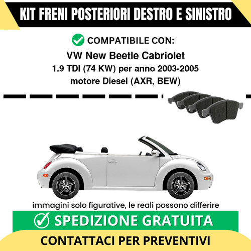 Pastiglie freno posteriori - pastiglie,