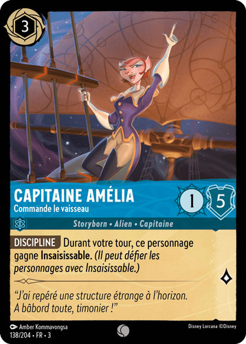 Capitan amelia comanda la - amelia,