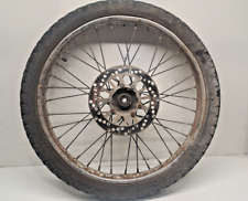 YAMAHA DT 125 2T 1994 3PY CERCHIO RUOTA ANTERIORE  (GOMMA DA CAMBIARE) PIEGATO