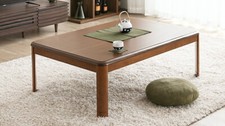 Tavolo Kotatsu Rettangolare 120x80cm Tavolo Centrale Semplice con Riscaldatore Alogeno 