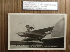 cartolina CROCIERA AEREA TRANSATLANTICA ITALIA - BRASILE