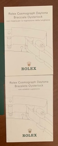 Rolex booklet libretto - ,