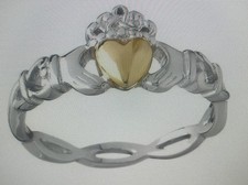 Women's Claddagh Ring, 10K