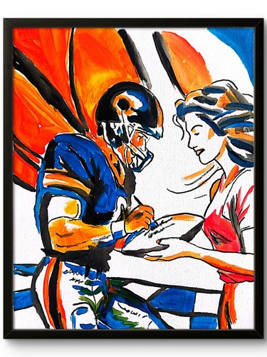 Autografo calcio pop art