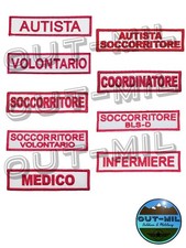 Patch ricamata rettangolare