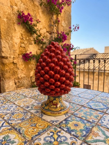 Pigna ceramica siciliana - in,