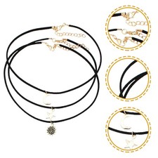 3 Pcs Collana Con Ciondolo Sole Girocollo Collane Per Ragazze Adolescenti