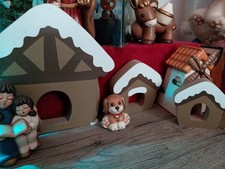 Accessori Thun Presepe Casette Di Legno. Fuori Produzione.