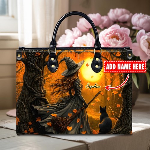 Borsa mano pelle strega - borsa,