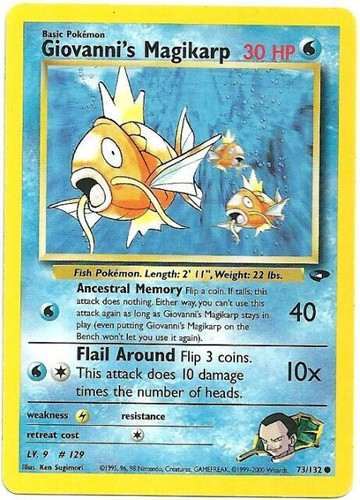Pokemon carta giovanni - pokemon, giovanni's