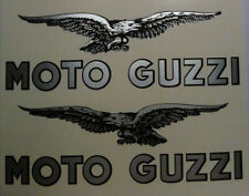 kIT decalcomanie adesivi stickers TANK MOTO GUZZI SERBATOIO Argento 10 cm