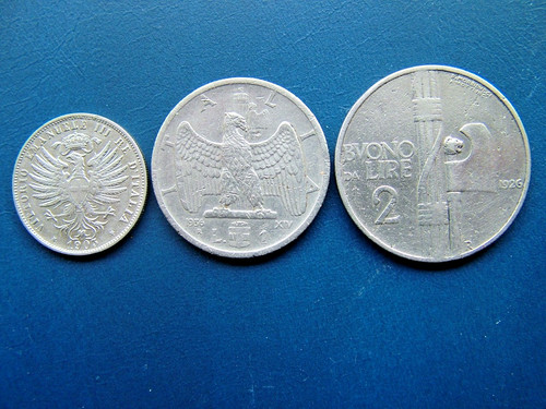 Lotto monete regno italia - lotto, d'italia