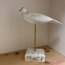 Statuina pace colomba bianca