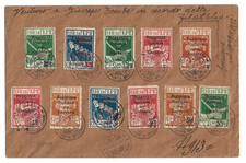 1920 fiume busta - 1920, filatelica