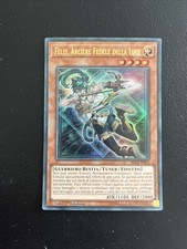 YU GI OH CARTA FELIS ARCIERE FEDELE DELLA LUCE ULTRA RARA BLLR-IT043 DECK 1EDZ