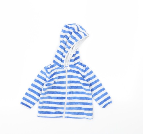 Giacca basic blu bambina