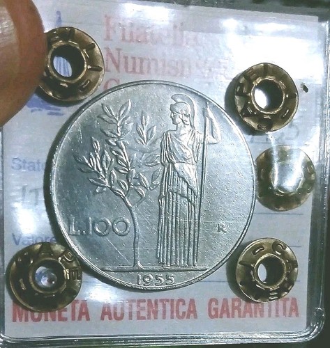 100 lire 1955 spl rara - 100,
