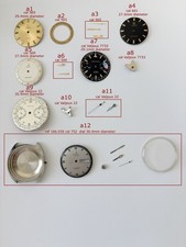 Dials hands Omega Valjoux cal