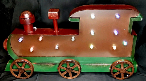 Trenino natalizio vintage anni