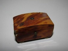 Carillon A Cucire IN Tartaruga Antico Box Casa Ditale Supporto