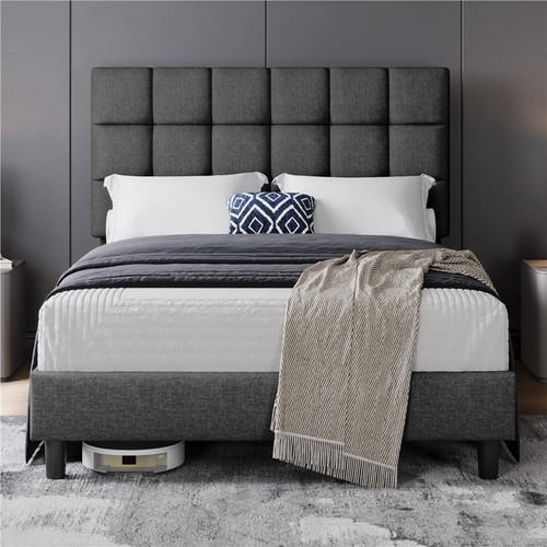Yaheetech letto imbottito 140 - imbottito,