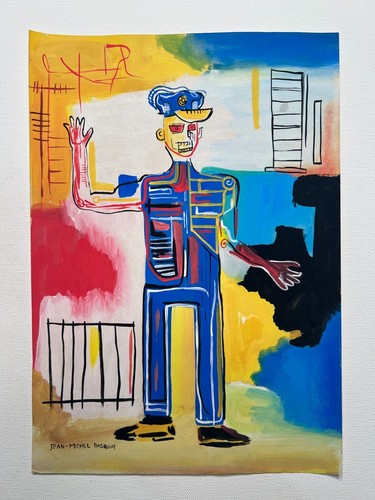Jean michel basquiat - jean-michel, disegno