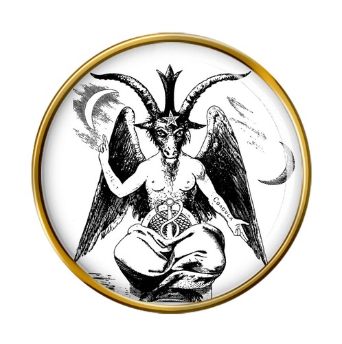 Baphomet satanico spilla - baphomet,