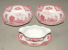 Johnson Bros. England Old Britain Castles 2x ciotola ciotola 21,5 cm + salsiera