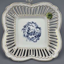 Antico Piatto in Porcellana Centrotavola CERAMICA VENETIAN LAGOON FINE PORCELAIN