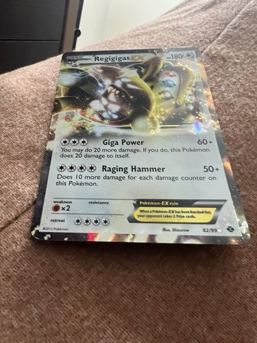 Pokemon regigigas 99 - regigigas, ex