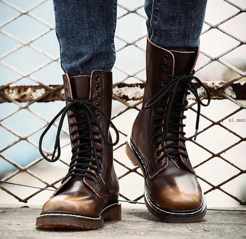 Scarpe invernali stringate