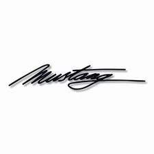 Mustang Script Ford Muscle Car