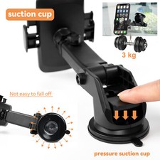 Supporto Cellulare Auto Cruscotto Universale Auto Smartphone Navi Supporto Cellulare