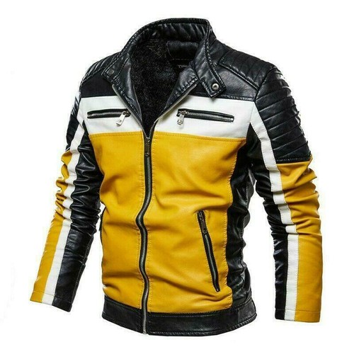 Motor giacca uomo - uomo, pelle