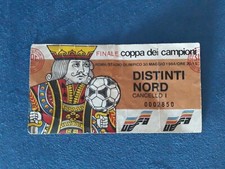  BIGLIETTO ROMA - LIVERPOOL - FINALE COPPA DEI CAMPIONI   30 maggio 1984