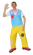 Adulti Mr Tumbles Gilet Fiocco