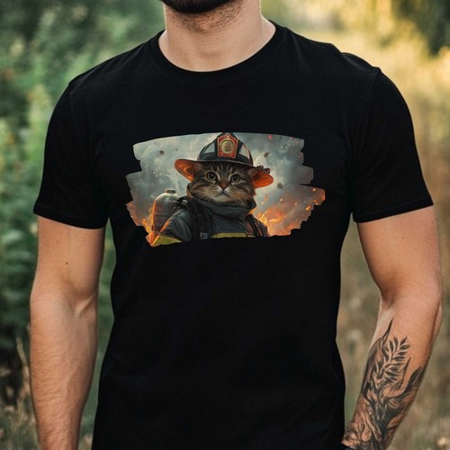 Shirt uomo gatto come - uomo,