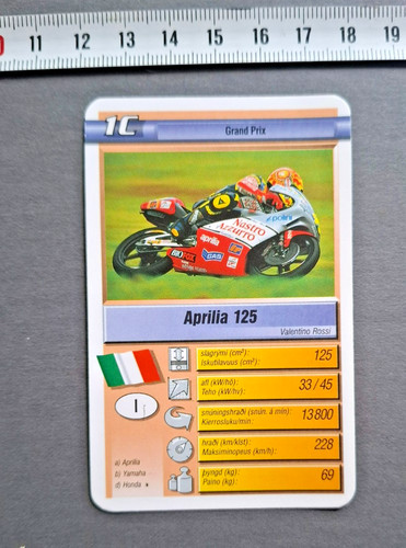 Rara carta valentino rossi - rara,