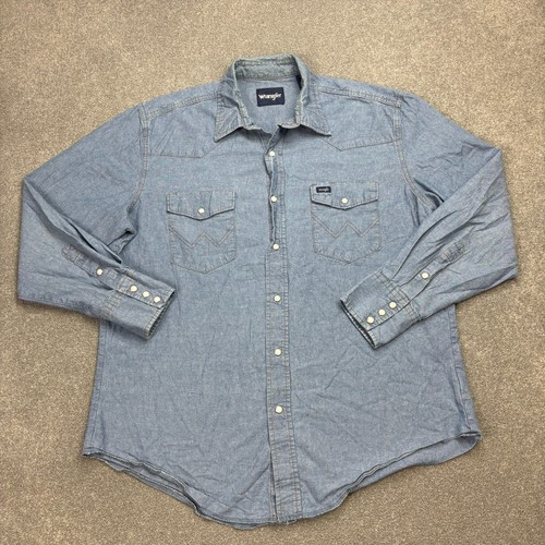 Camicia denim wrangler adulto - camicia,