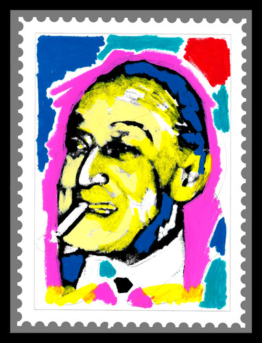 Ugo nespolo serigrafia - ugo,