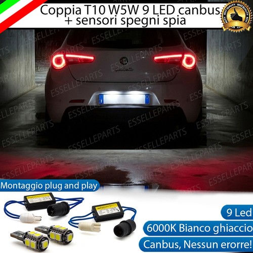 Coppia luci targa led alfa - luci, a