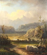 Fantastico paesaggio montano