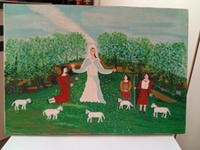 Quadro naif ispirato alla - ispirato,