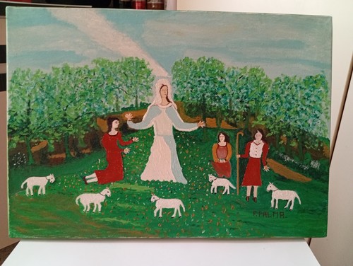 Quadro naif ispirato - quadro, alla