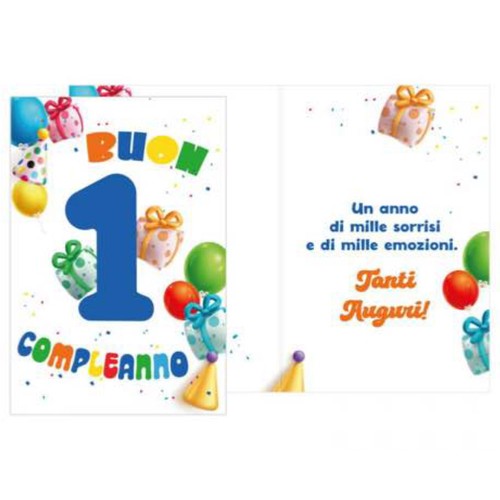 Biglietto auguri primo - biglietto,