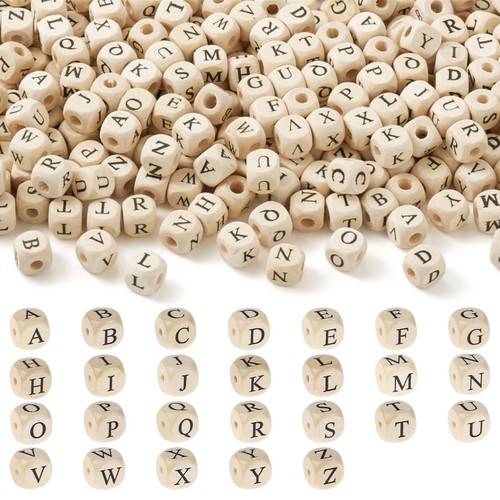 Perline lettera quadrata - perline,
