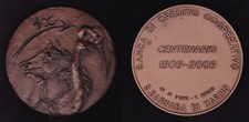 MEDAGLIA IN BRONZO CENTENARIO