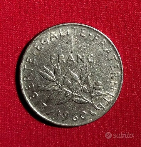 Moneta franco francese rara - moneta, 1