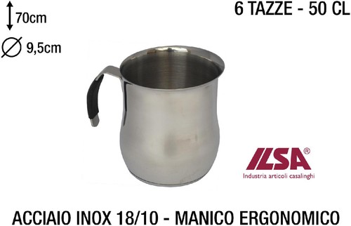 Ilsa lattiera acciaio inox - lattiera,